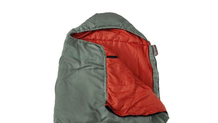 Easy Camp Sleeping Bag Nebula L showing half unzipped