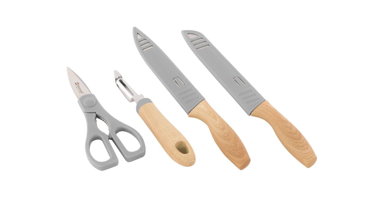 Outwell Chena Knife Set With Peeler And Scissors