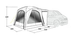 Outwell Milestone Lux Drive Away Van Awning Full Dimensions