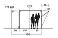 Outwell Waystone 240 Drive Away Van Awning Sideplan