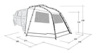 Outwell Woodcrest Vehicle Awning 3D plan