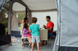 Vango Lismore TC 450 4 Berth Polycotton Tent & Groundsheet Package lifestyle image living space