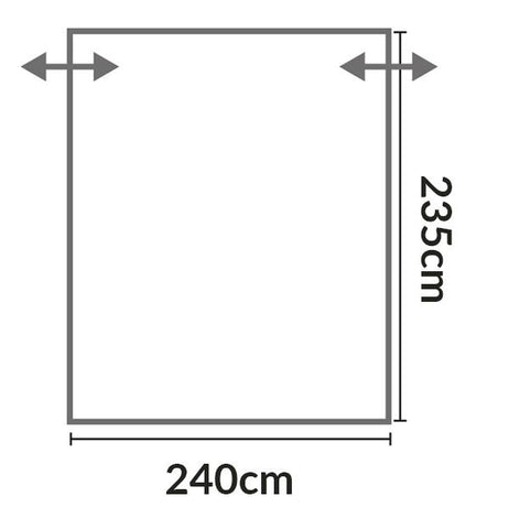 Westfield Lynx 240 Inflatable Caravan Porch Awning (2021) - As New Ope